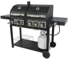 Blossomz Dual Fuel Charcoal/Gas Grill