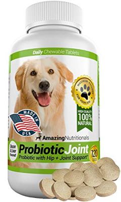 Amazing Nutritionals Probiotic with Hip and Joint Support for Dogs
