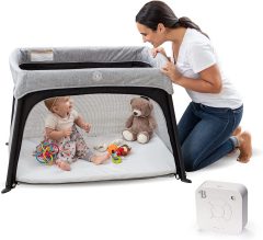 Lumiere All-in-One Lightweight Travel Crib and Bassinet