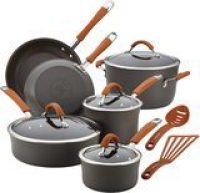 Rachael Ray Cucina Hard-Anodized 12-Piece Nonstick Cookware Set