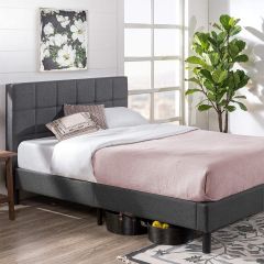 Zinus Lottie Upholstered Platform Bed Frame