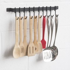 Wallniture Wall Mounted Utensil Holder Rack