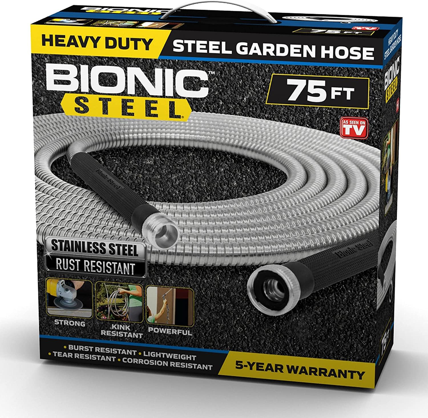 Bionic Steel Stainless-Steel Garden Hose