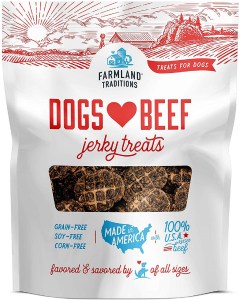 Farmland Traditions Dogs Love Beef Jerky Treats