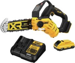 DEWALT  DCCS623BDCB240C-BNDL 20V MAX Brushless Lithium-Ion 8 in. Cordless Pruning Chainsaw 