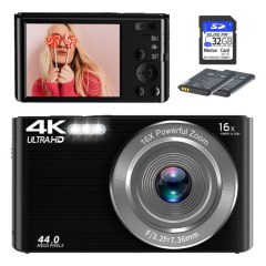 Saneen 4K, 44 MP Small Digital Camera