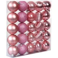 Loaengeo Pink Christmas Ball Ornaments