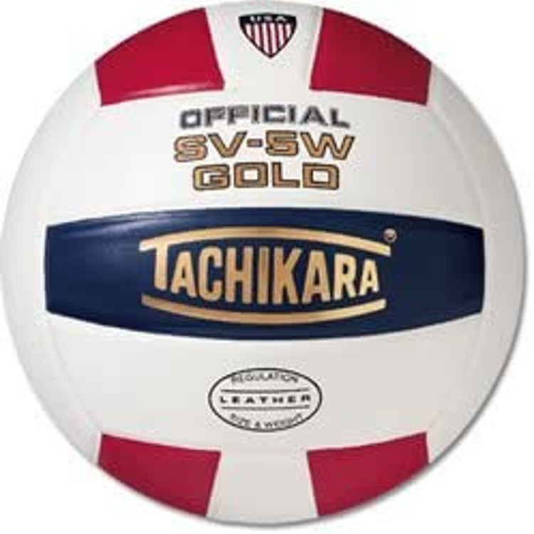 Tachikara SV5W Gold Competition Premium Leather Volleyball