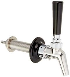 Beverage Factory Stainless Beer Faucet Chrome Shank Combo Kit w/ Knob