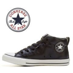 Converse Boys Chuck Taylor All-Star Street Mid Leather Sneakers