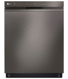 LG 24-Inch Black Stainless Front Control Dishwasher