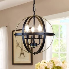 DINGLILIGHTING Chandelier Farmhouse Hanging Light