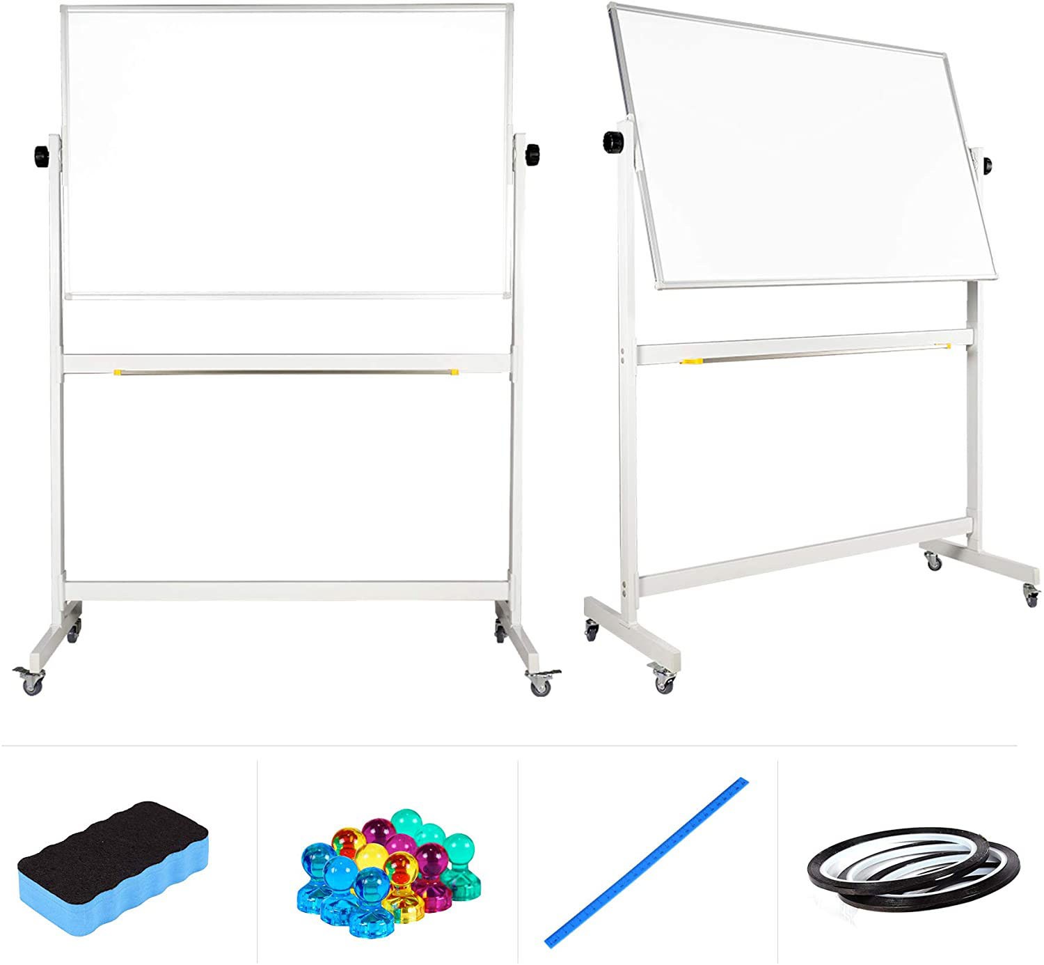 Flybold 36 x 48 Inch Mobile Magnetic Whiteboard