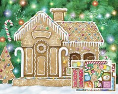 Vermont Christmas Company Gingerbread House Sticker Advent Calendar