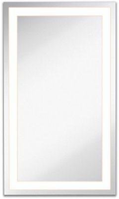 Hamilton Hills Lighted LED Frameless Backlit Wall Mirror