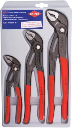 Knipex Tools 3-Piece Cobra Pliers Set