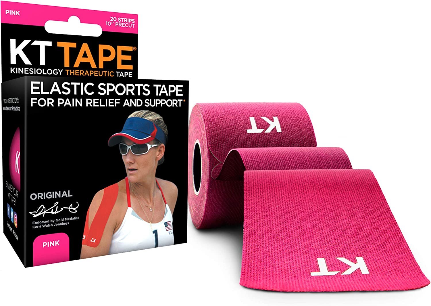 KT Tape Original Cotton Elastic Kinesiology Therapeutic Sports Tape