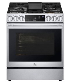 LG STUDIO 6.3 Cu. Ft. Smart Slide-In Dual Fuel True Convection Range