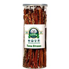 Lucky Premium Treats Tuna Jerky Straws