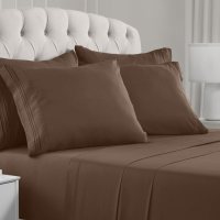 Mellanni Iconic Collection Bedding Sheets and Pillowcases Set