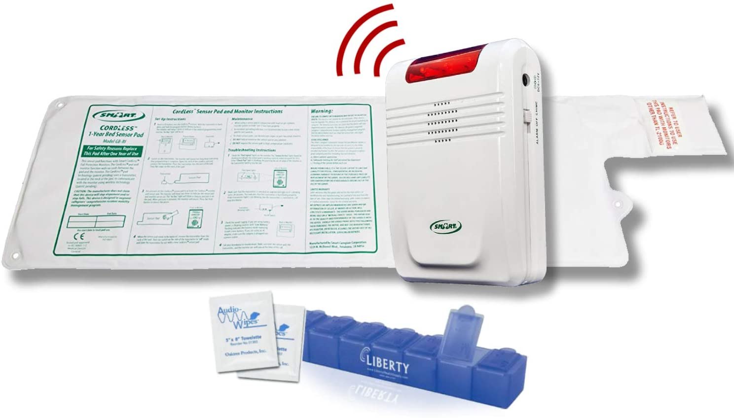 Smart Caregiver Cordless Bed Alarm System