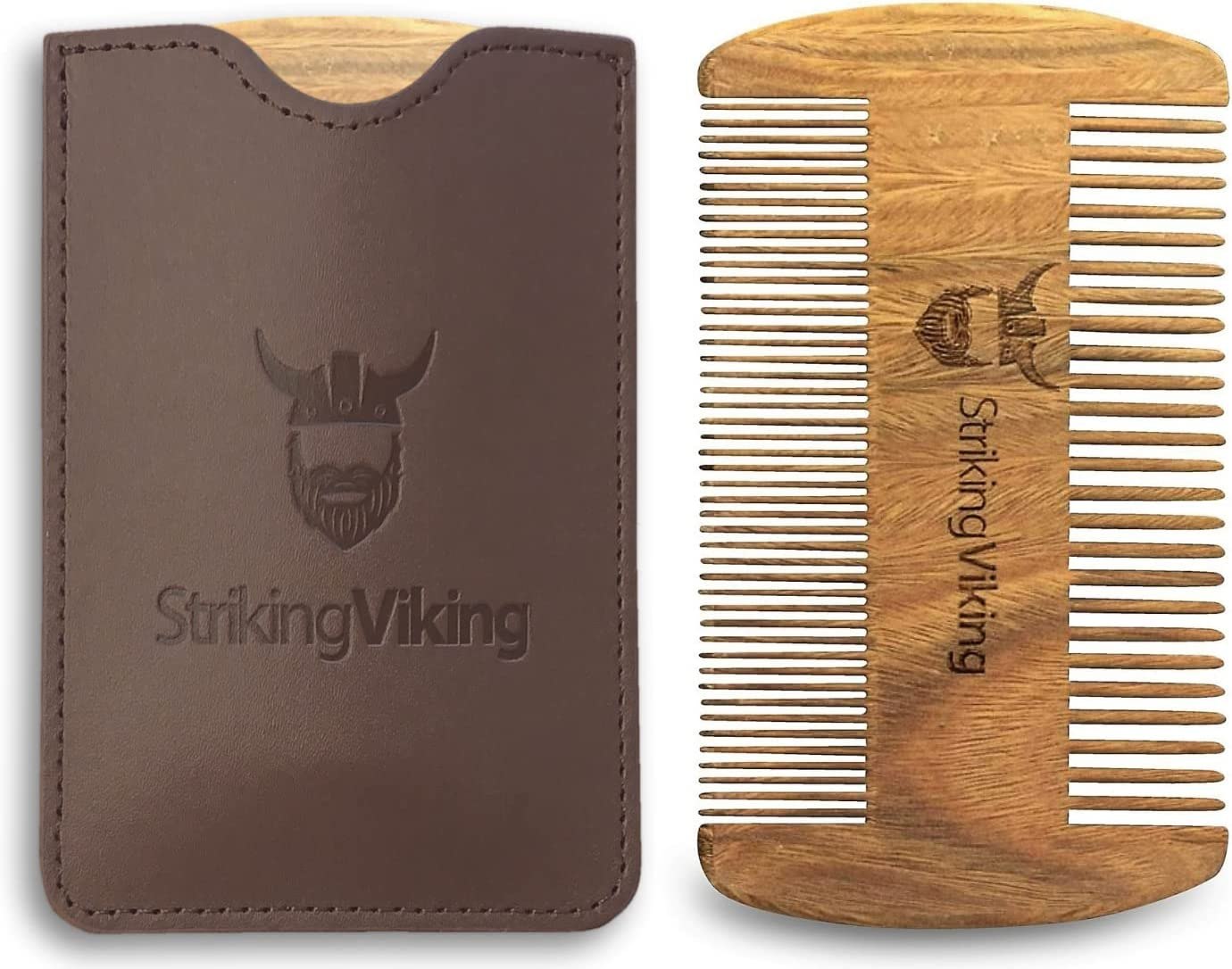 Striking Viking Anti-Static and Hypoallergenic Wood Pocket Comb
