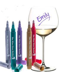 The Wine Glass Marker Original Wine Glass Markers