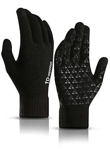 achiou winter knit gloves touchscreen