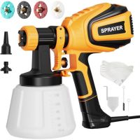 Vonforn 700W HVLP Spray Gun with Cleaning & Blowing Joints