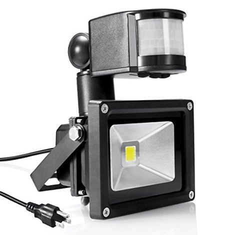 5 Best Motion Sensor Lights Mar 2019 Bestreviews 10w Daylight White Motion Sensor Waterproof Flood Light